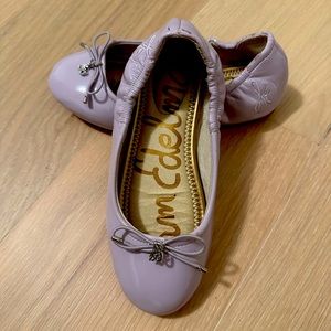 Sam Edelman kids patent leather lilac size 13 (worn once)